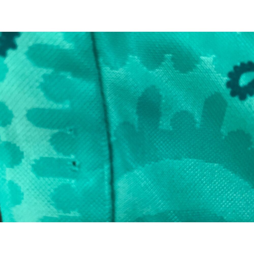 Nike Womens XS Teal Paisley Dri-Fit Polo Shirt 100% Polyester - Picture 12 of 12